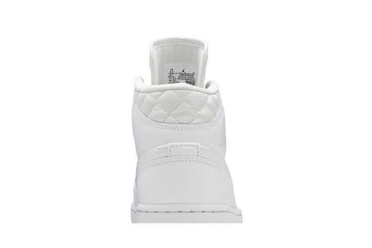 Wmns Air Jordan 1 Mid SE 'white Quilted'