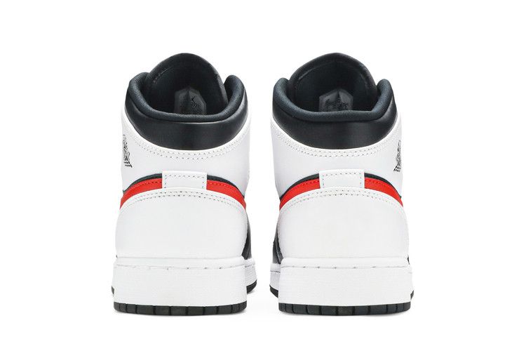 Jordan 1 Mid Black Chile Red Gs