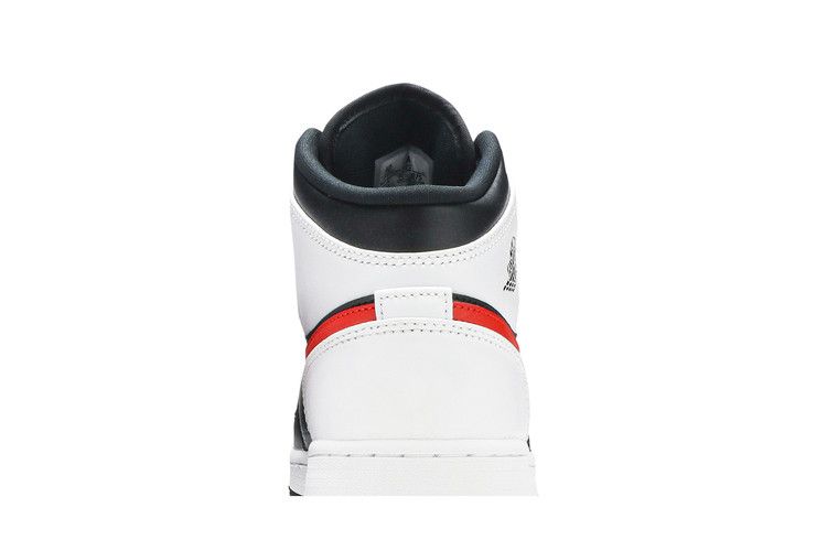 Jordan 1 Mid Black Chile Red Gs