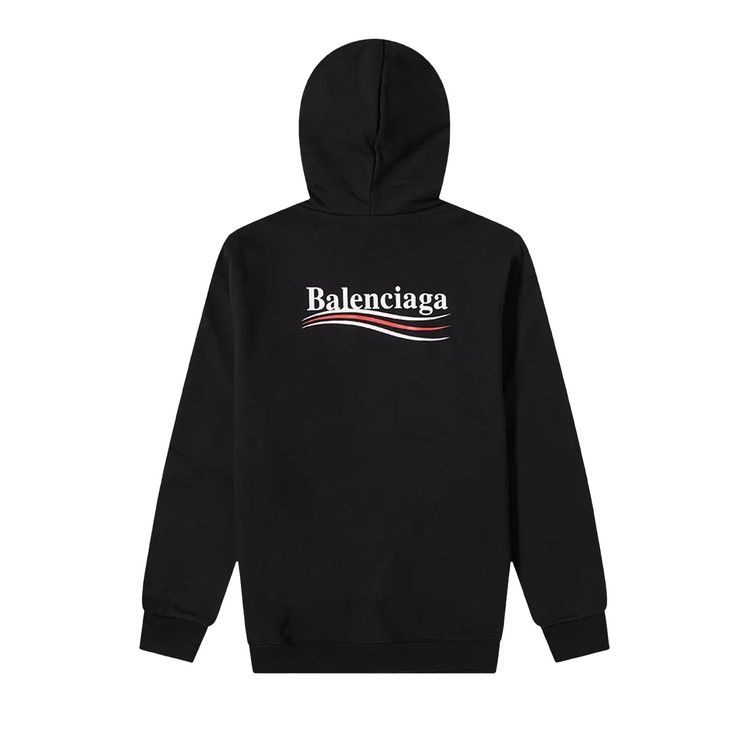 Balenciaga Political Campaign Hoodie Black