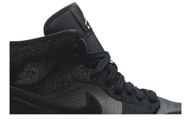 Jordan on sale 1 Mid Black Glitter