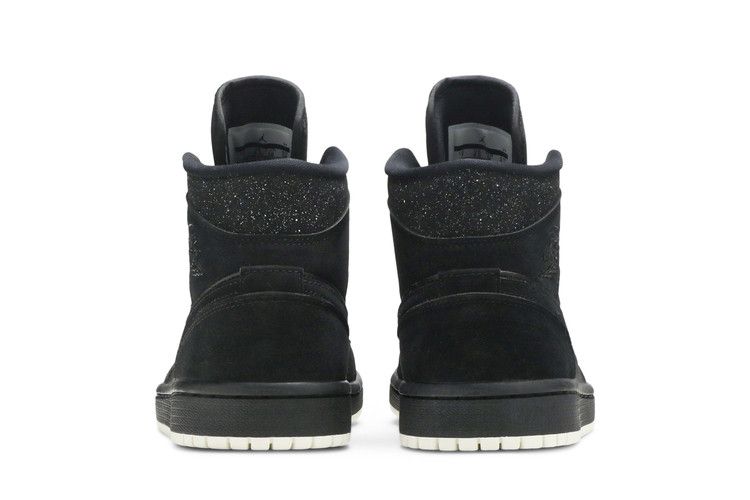 Wmns Air Jordan 1 Mid 'black Glitter'