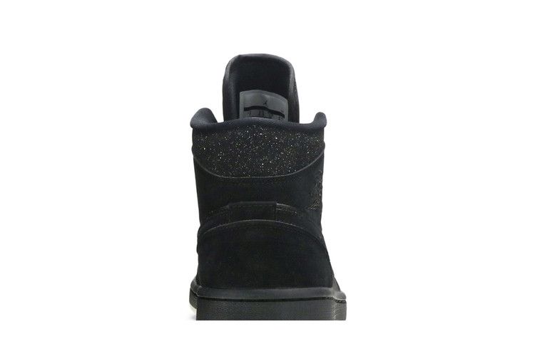 Wmns Air Jordan 1 Mid 'black Glitter'