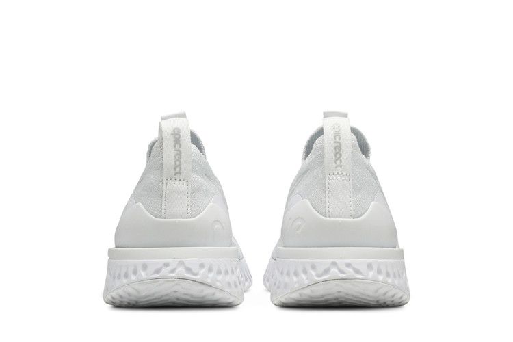 nike epic react phantom triple white