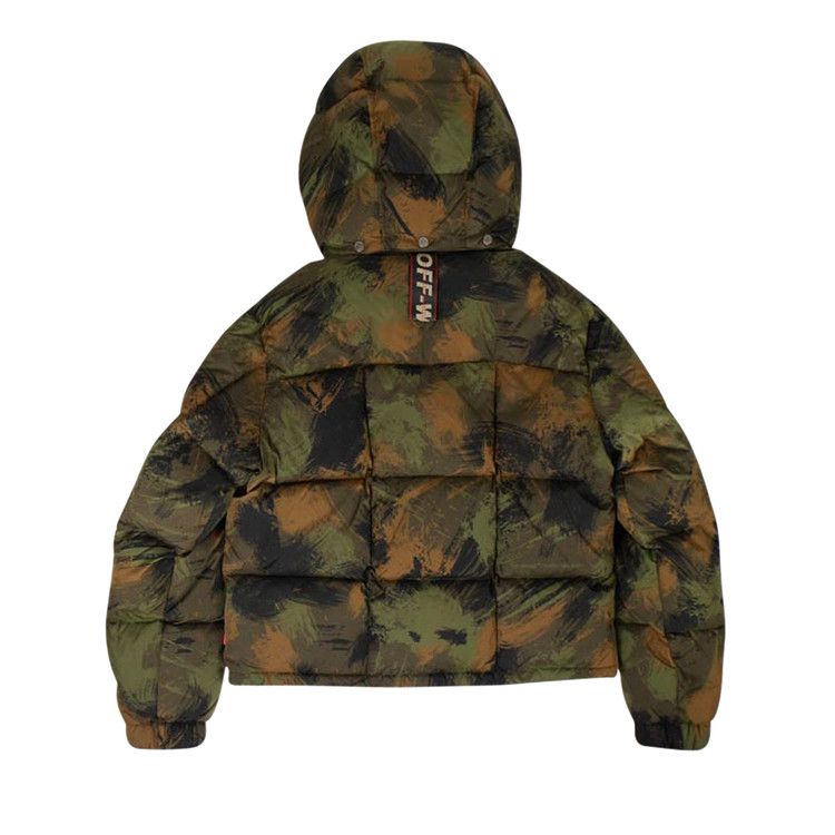 Off-White Camouflage Padded Jacket 'green'