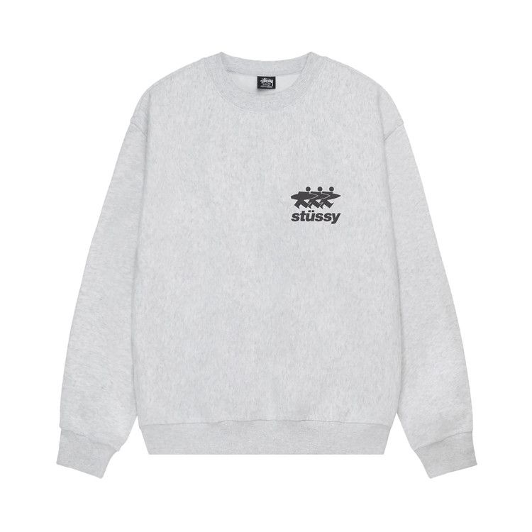 Buy Stussy Surfwalk Crew 'Ash Heather' - 1915063 ASH | GOAT
