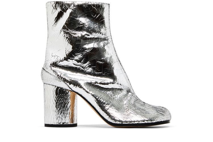 Buy Maison Margiela Wmns Tabi Ankle Boot 'Cracked Metallic