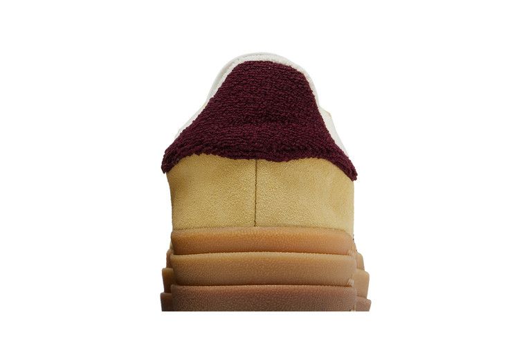 Adidas Wmns Gazelle Bold 'almost Yellow Maroon'