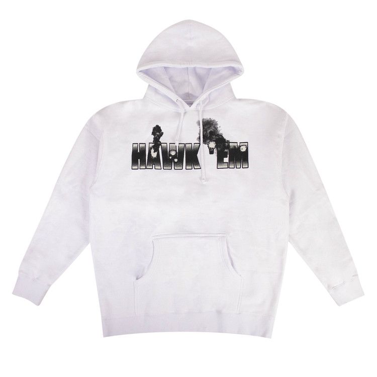 Pop Smoke x Vlone Hawk Em' スウェット パーカー ブラック VLONE X POP SMOKE “HAWK 'EM” Hoodie XLARGE “Meet The Woo 2