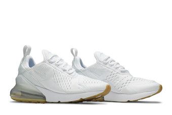 nike 270 white gum bottom