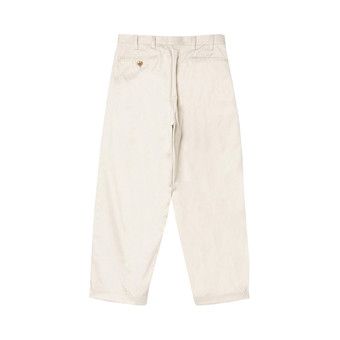 Buy Human Made Wide Cropped Pants 'White' - HM27PT005 WHIT | GOAT