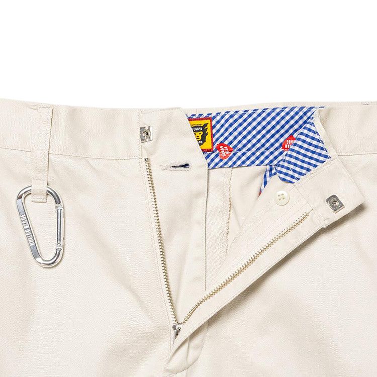 Buy Human Made Wide Cropped Pants 'White' - HM27PT005 WHIT | GOAT