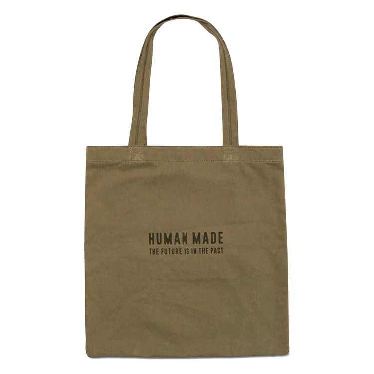 Buy Human Made Book Tote 'Olive Drab' - HM27GD038 OLIV | GOAT
