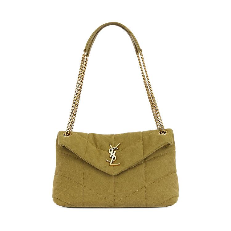 Saint Laurent Puffer Small 'fir Green'