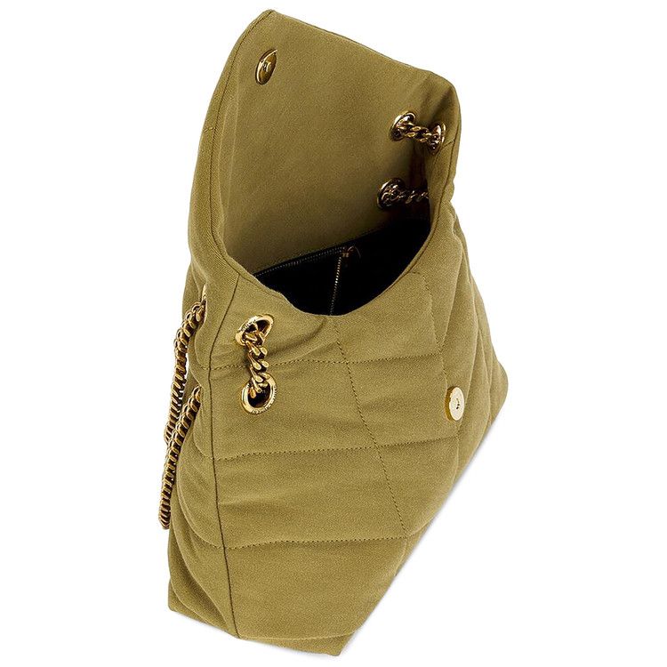 Saint Laurent Puffer Small 'fir Green'