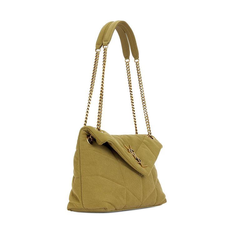 Saint Laurent Puffer Small 'fir Green'