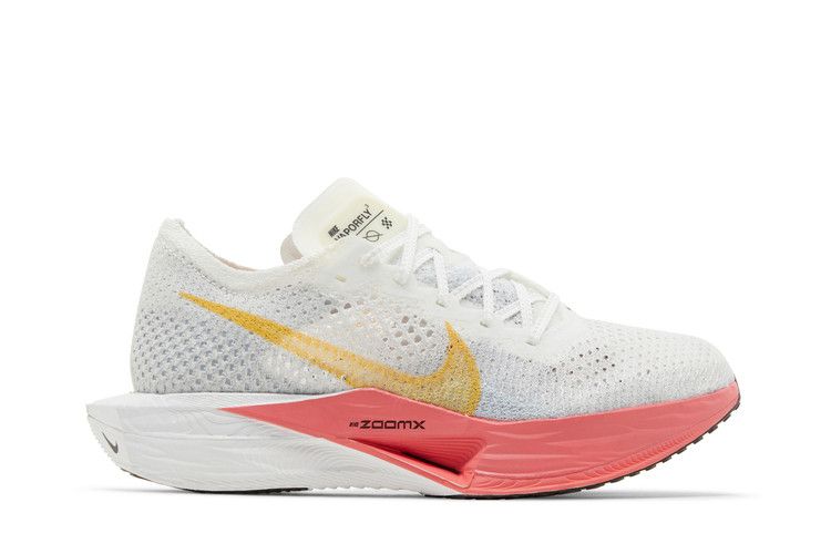 Nike ZoomX Vaporfly 3 White Topaz Gold Sea Coral (Women's)