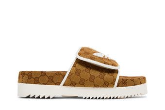NWT men\'s GUCCI adidas x GUCCI GG Sandal 702412 size 8 Gucci | Shoes | Nwt Mens Gucci Adidas X Gucci Gg Platform  main image 4