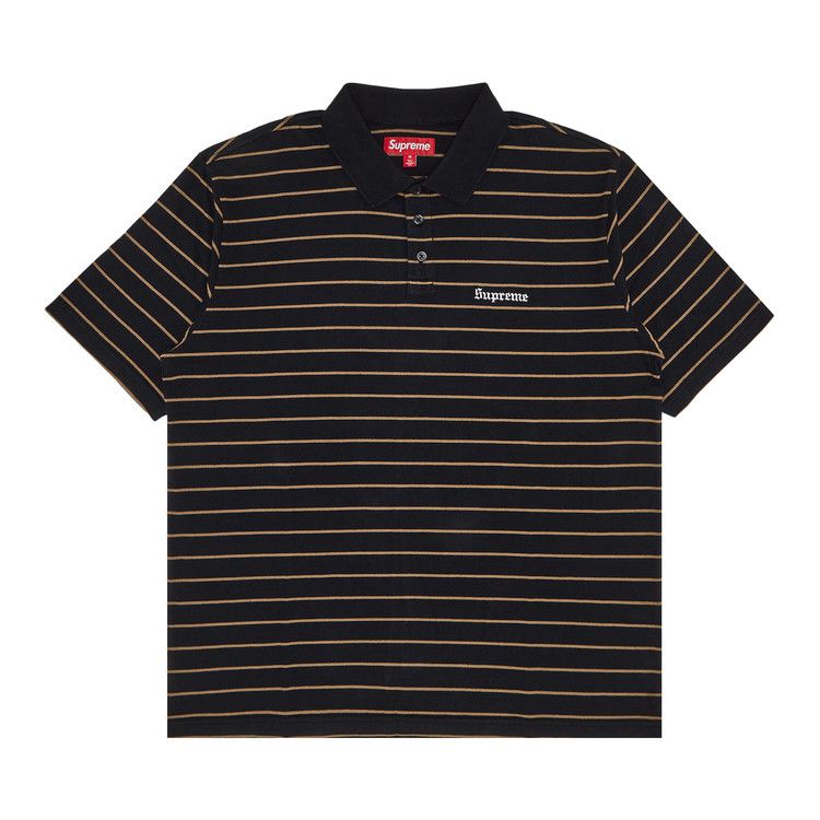 Buy Supreme x Melvins Stripe Short-Sleeve Polo 'Black