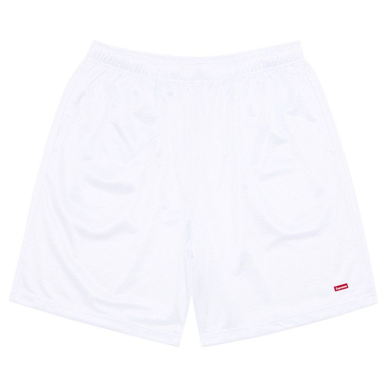 Buy Supreme Small Box Baggy Mesh Short 'White' - SS24SH18