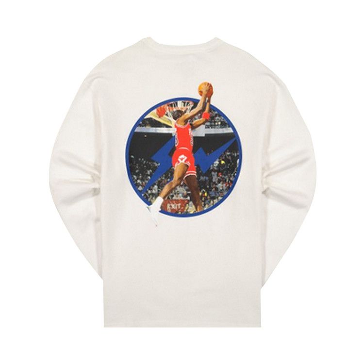 Air Jordan X Fragment Long-Sleeve T-Shirt Platinum Tint