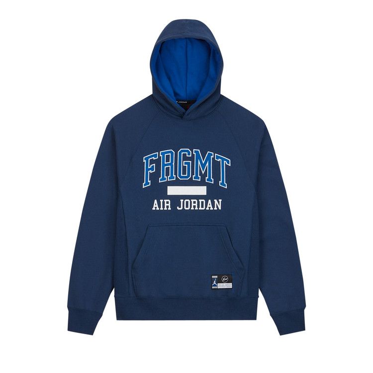 Air Jordan X Fragment Pullover Hoodie Navy/Sport Royal/White