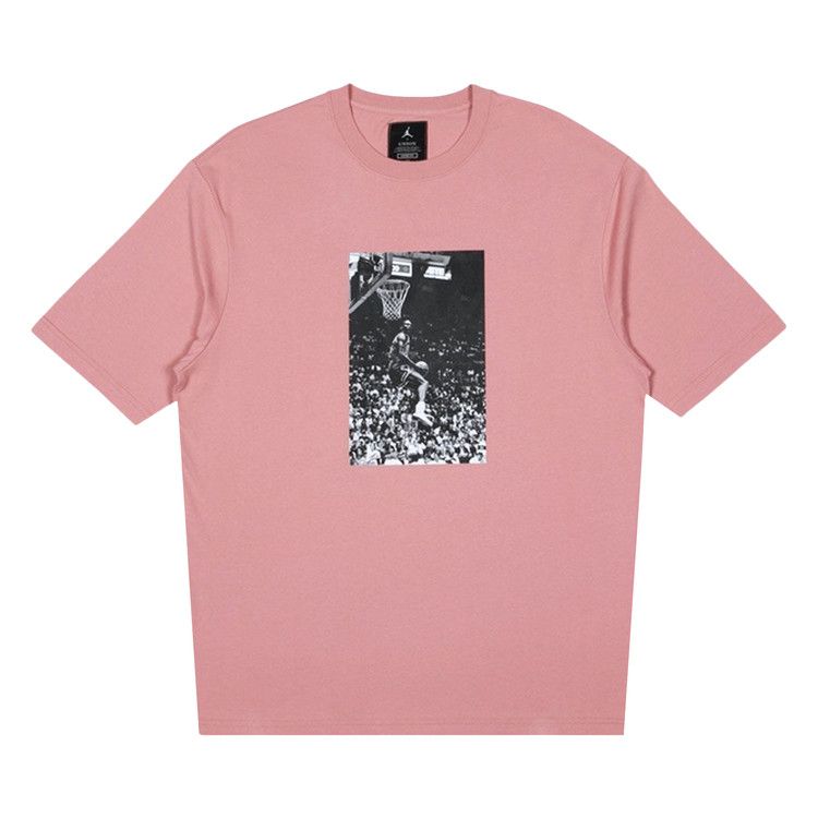 Air Jordan X Union La Reverse Dunk T-Shirt Rust Pink