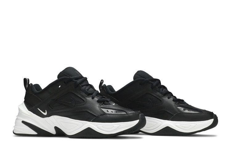 nike m2k tekno trainers black black white