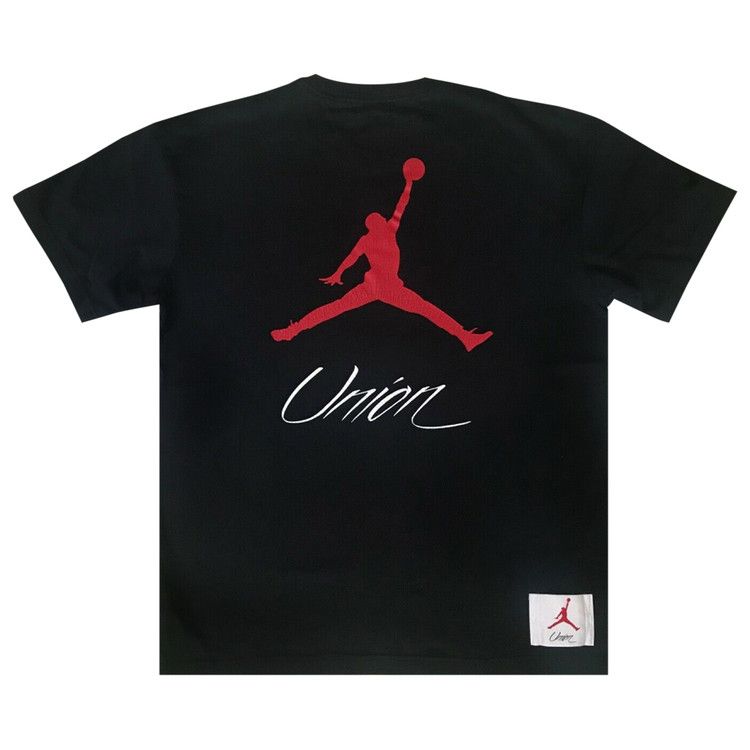 Air Jordan X Union Nrg Vault Aj Flight Jumpman Tee Black