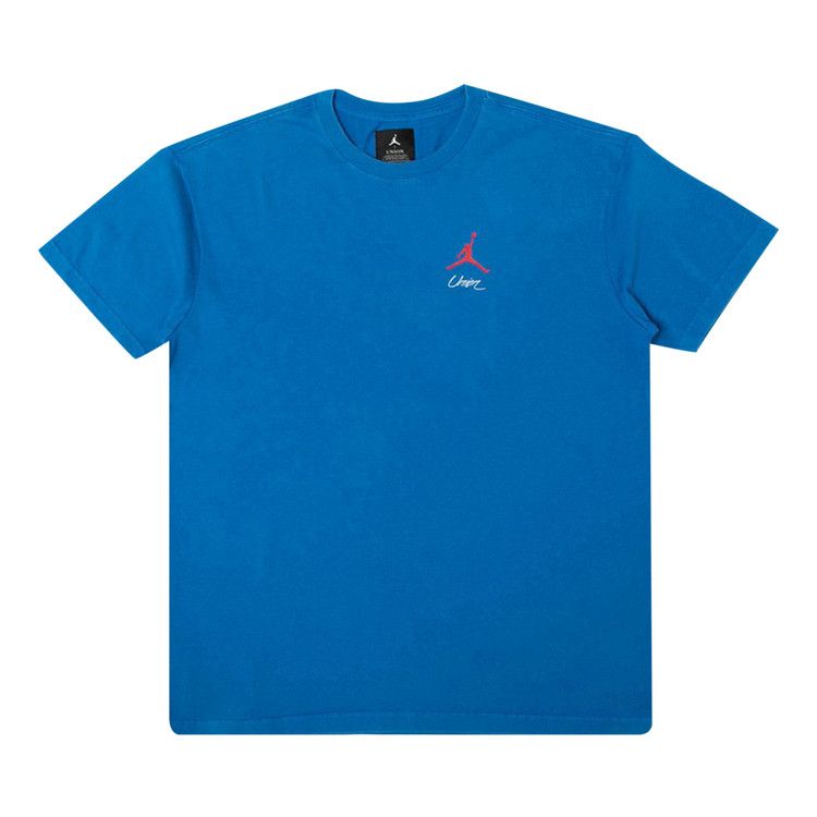 Air Jordan X Union Nrg Vault Aj Flight Jumpman T-Shirt Blue