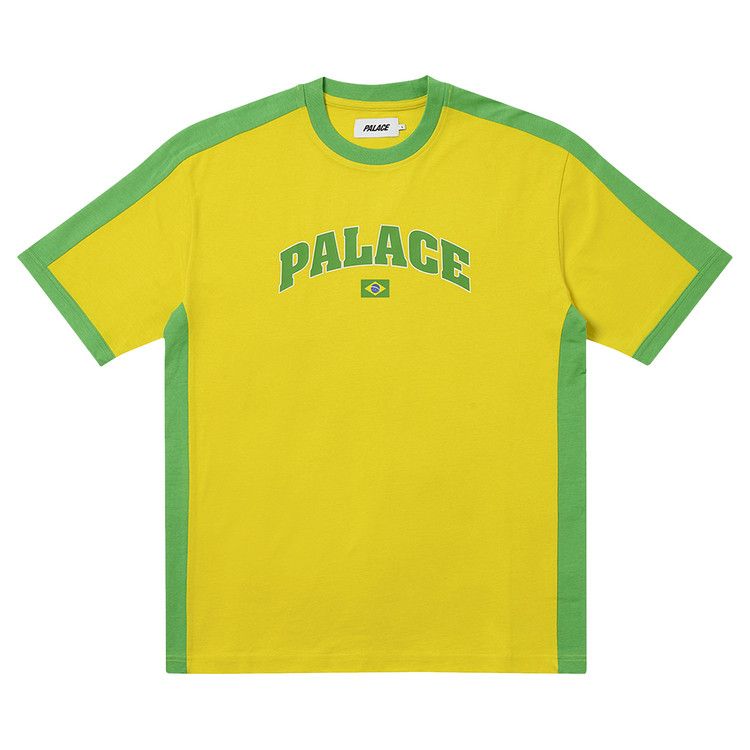 Buy Palace Flag T-Shirt 'Yellow' - P26ES063 | GOAT