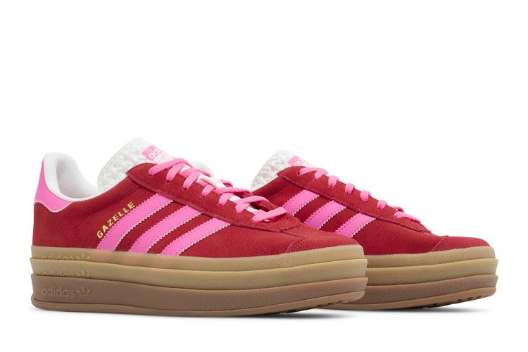 Adidas Wmns Gazelle Bold 'collegiate Red Lucid Pink'