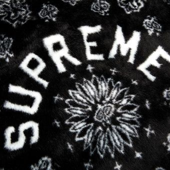 Buy Supreme Bandana Faux Fur Bomber Jacket 'Black' - SS21J25 BLACK