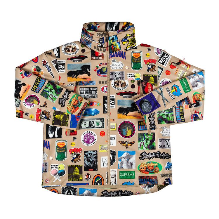 Buy Supreme GORE-TEX Stickers Shell Jacket 'Tan' - SS21J13