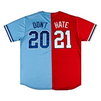 Buy Supreme Don't Hate Baseball Jersey 'Red' - SS21KN11 RED Buy Supreme Don't Hate Baseball Jersey 'Red' - SS21KN11 RED