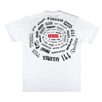 Buy Supreme Spiral Tee 'White' - SS21T42 WHITE | GOAT