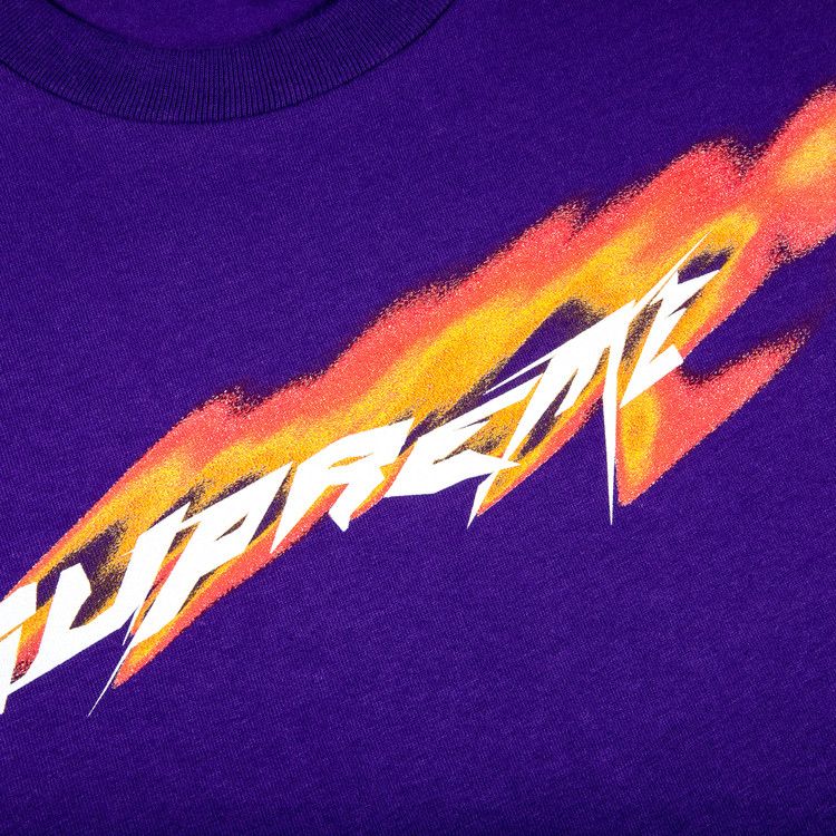 Buy Supreme Wind Tee 'Purple' - SS21T14 PURPLE | GOAT