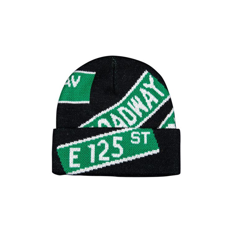 Supreme Street Signs Beanie 'Black'