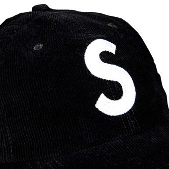 帽子 SupremeFine Wale Corduroy S Logo 6-Panel Supreme Fine Wale Corduroy S Logo 6-Panel Cap Black | eBay