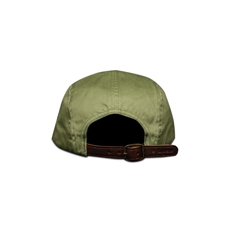 Buy Supreme Washed Chino Twill Camp Cap 'Light Olive' - SS21H52