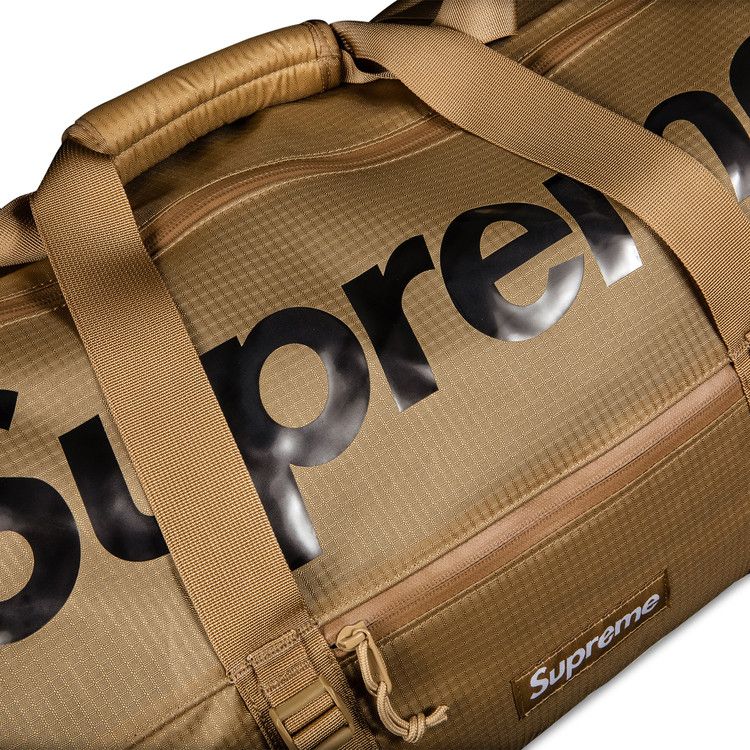 Supreme tan duffle bag deals