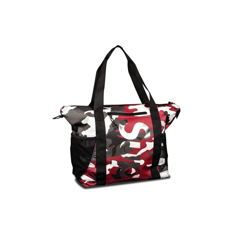 Buy Supreme Zip Tote 'Red Camo' - SS21B11 RED CAMO | GOAT