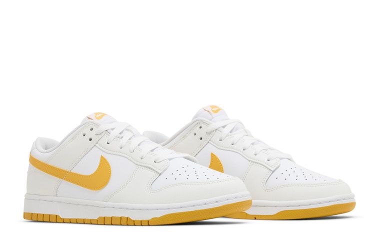 Dunk Low White University Gold
