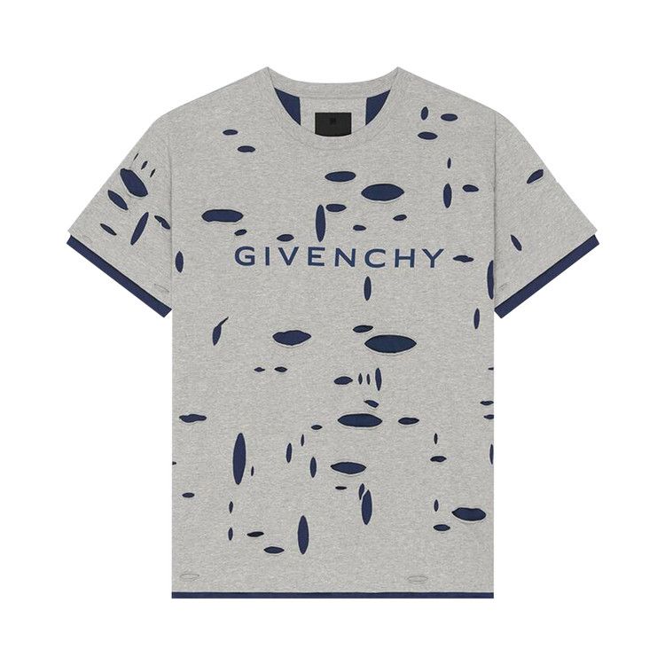 トップス Givenchy Buy Givenchy Oversized Fit T-Shirt 'Grey/Blue' - BM716N3YK1