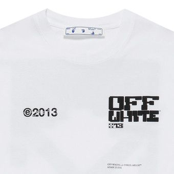 Buy Off-White Tech Marker Short-Sleeve Over Tee 'White/Black