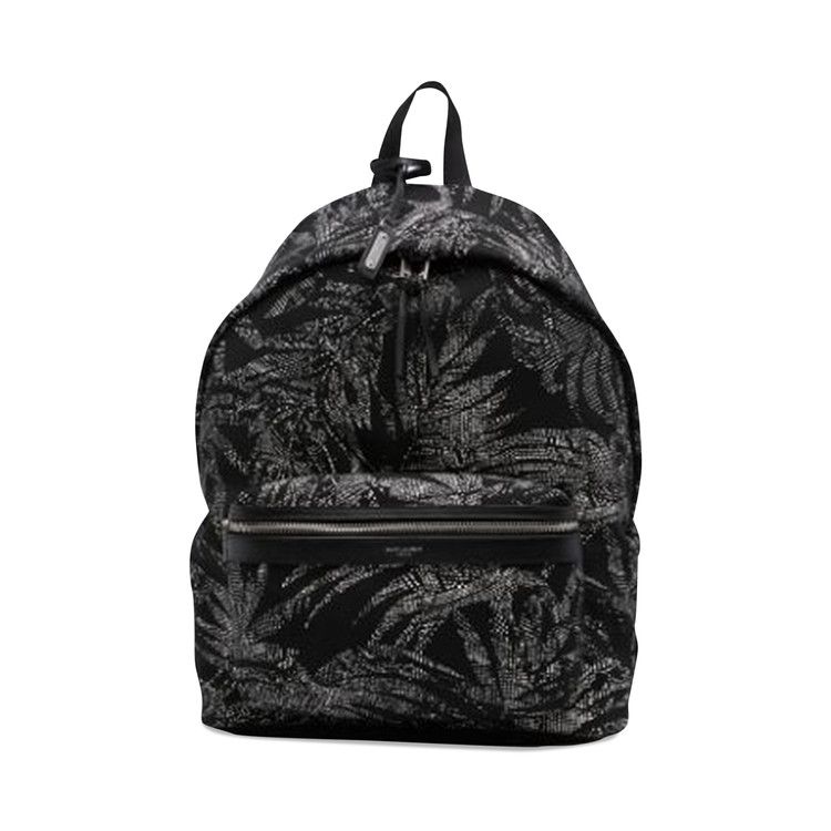 Saint Laurent Canvas City Backpack 'nero/Ivory'