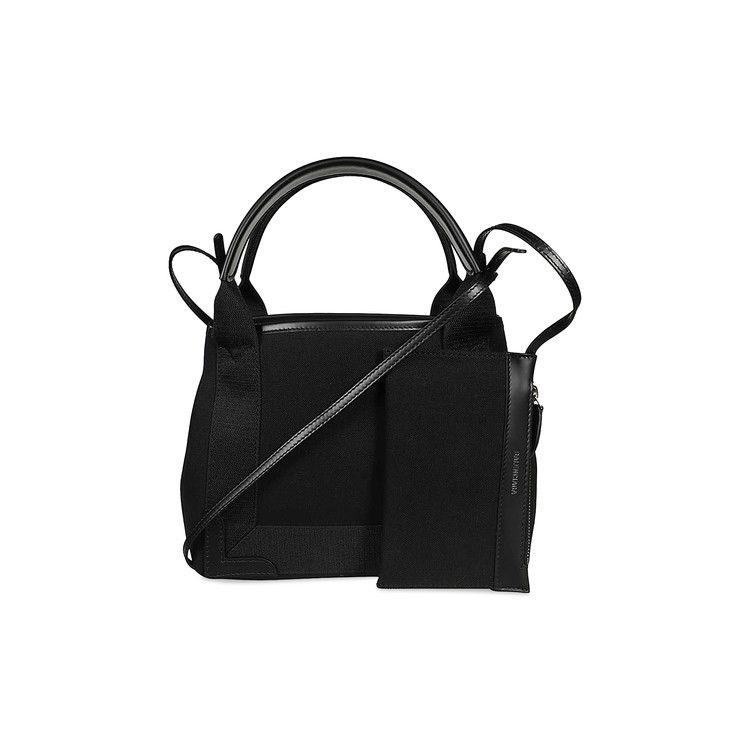 Balenciaga Cabas XS Handbag Black/Fluorescent Green