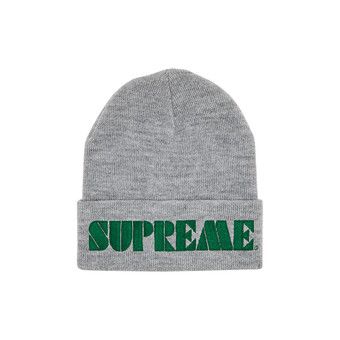 帽子 Supreme Stencil Beanie \