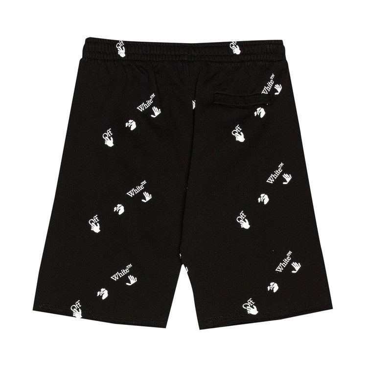 Buy Off-White Logo Allover Sweatshorts 'Black/White