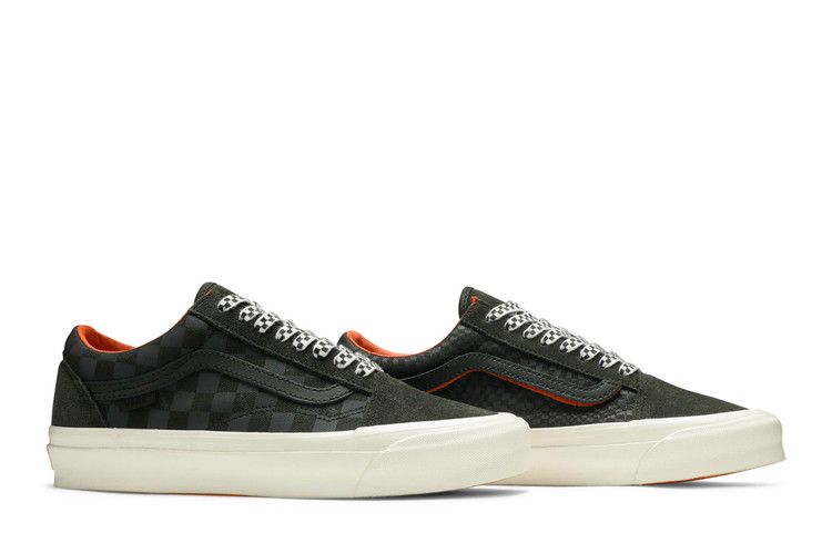 Porter-Yoshida & Co. X Vans OG Old Skool Lx Green Floral Checkerboard
